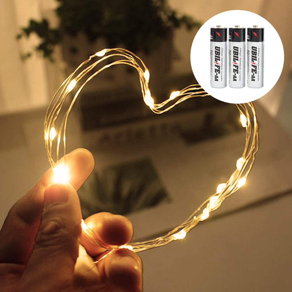 와이어전구 트리 크리스마스 LED 줄 조명 LED 실 전구 캠핑 파티라이트 5M 8단계