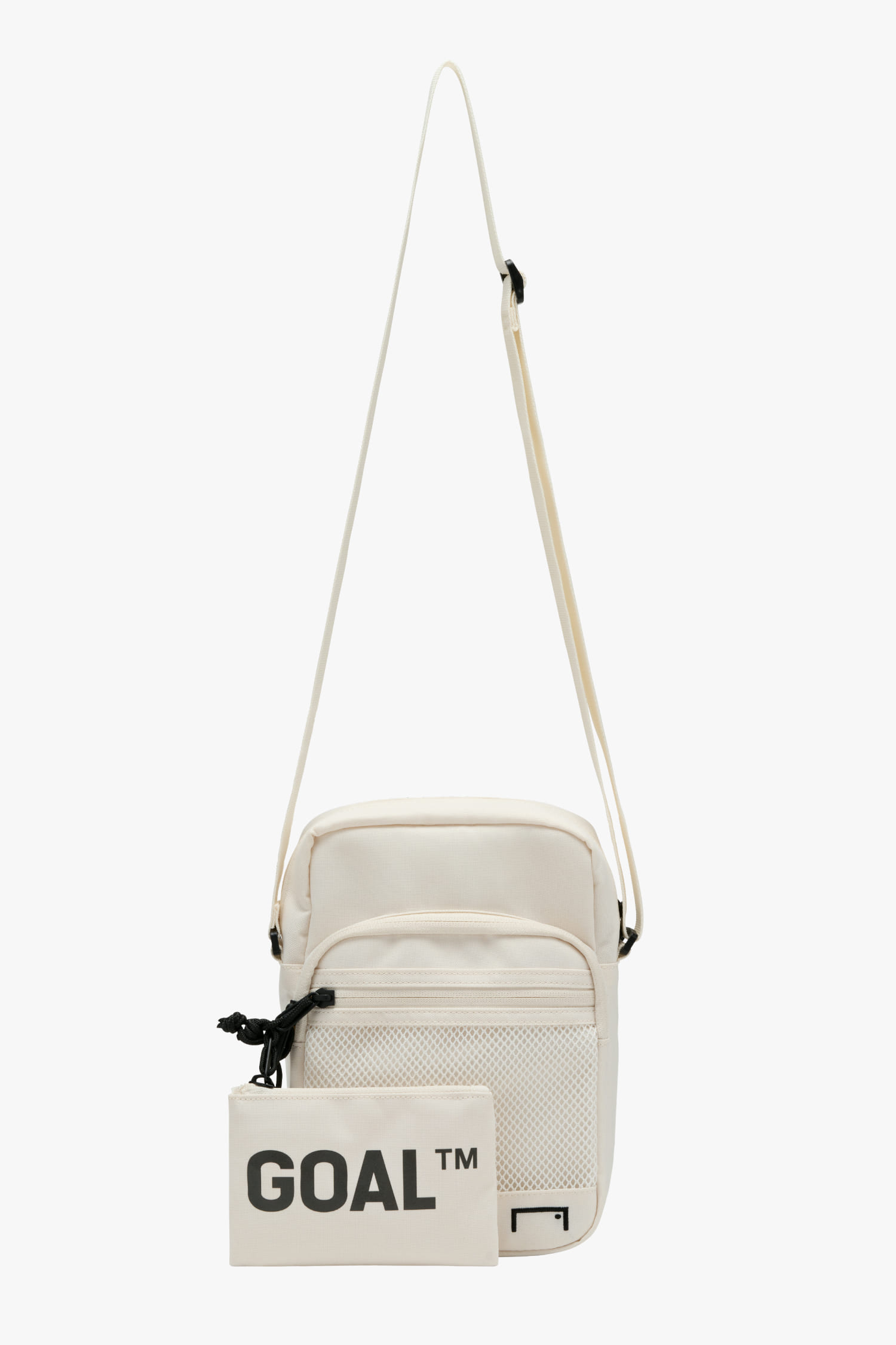 ESSENTIAL GOAL MINI CROSS BAG-OFF WHITE - 상세 이미지 2