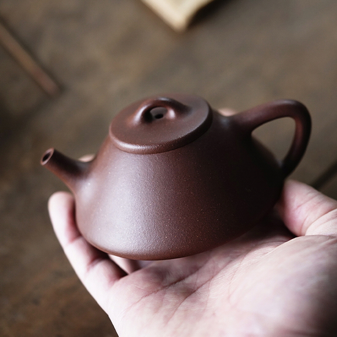 [자사호]더큰솔 이싱원광 자니 석표호 자사호 보이차 공부차 다도 다관 125ml