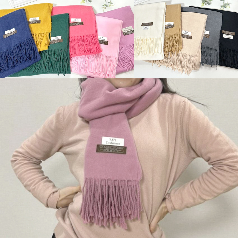 여성 캐시미어 머플러 따스한 간절기 여자 외출 패션 목도리