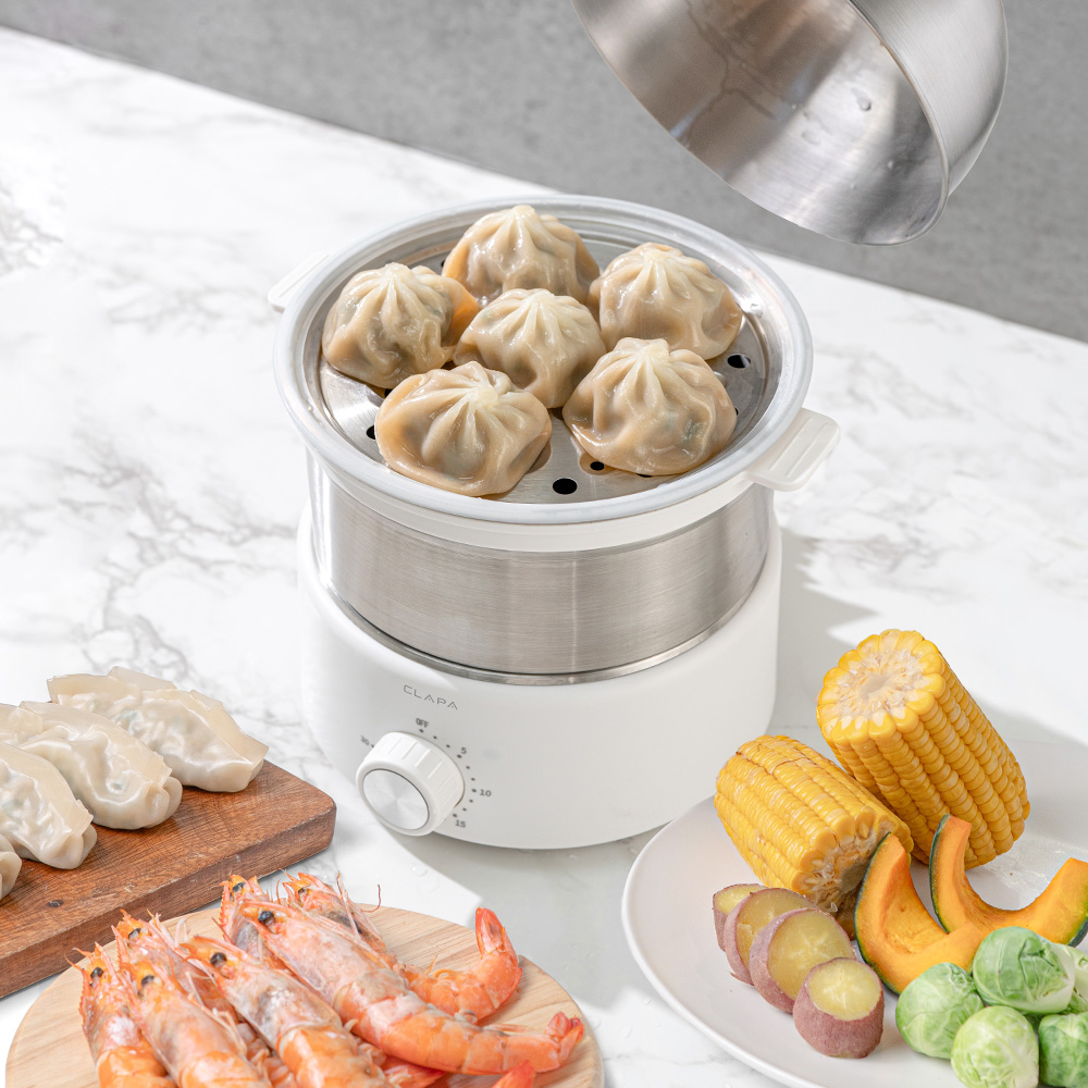 [26년형] 클래파 계란찜기 올스텐 완벽세척 2단 계란삶는 기계 호빵 고구마 완숙 에그쿠커
