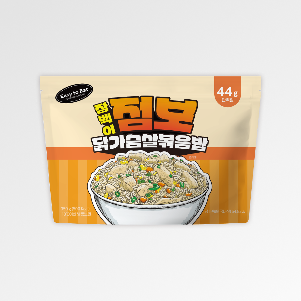 잠백이 점보 닭가슴살 볶음밥 350g 야채맛 외 3종 - 상품 이미지