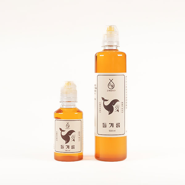 해외여행 캠핑에 편리한 마개 사용으로 흐르지 않는 저온 압착 생들기름 180ml, 1개 - 상세 이미지 2