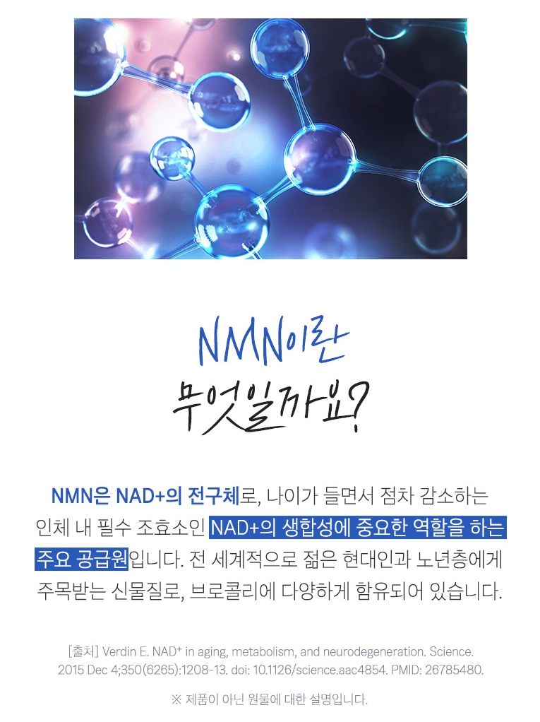 1+1 브로콜리 nmn 추출물 식물성 NMN영양제 NAD 베타인 - 상세 이미지 3