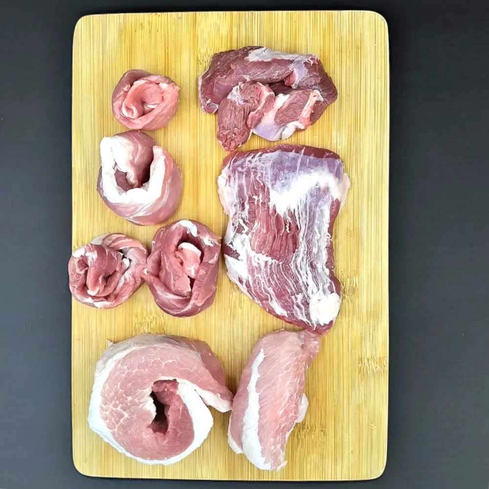 지리산 흑돼지 뒷고기 특수부위 모듬 500g 산청 버크셔 흙돼지 짜투리고기 자투리 흑돈 한돈 부산세일페스타