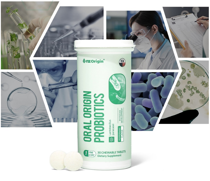 구강유산균 oracmu 애플민트맛 텐티오클린 잇몸유산균 입냄새 제거 30정 - 상세 이미지 4