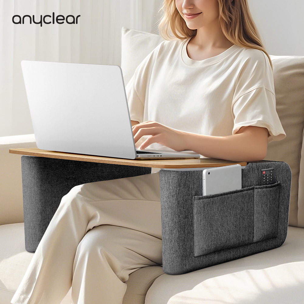 애니클리어 다용도 좌식 노트북 거치대 간이 테이블 베드트레이 사이드 쿠션 데스크 CD-2