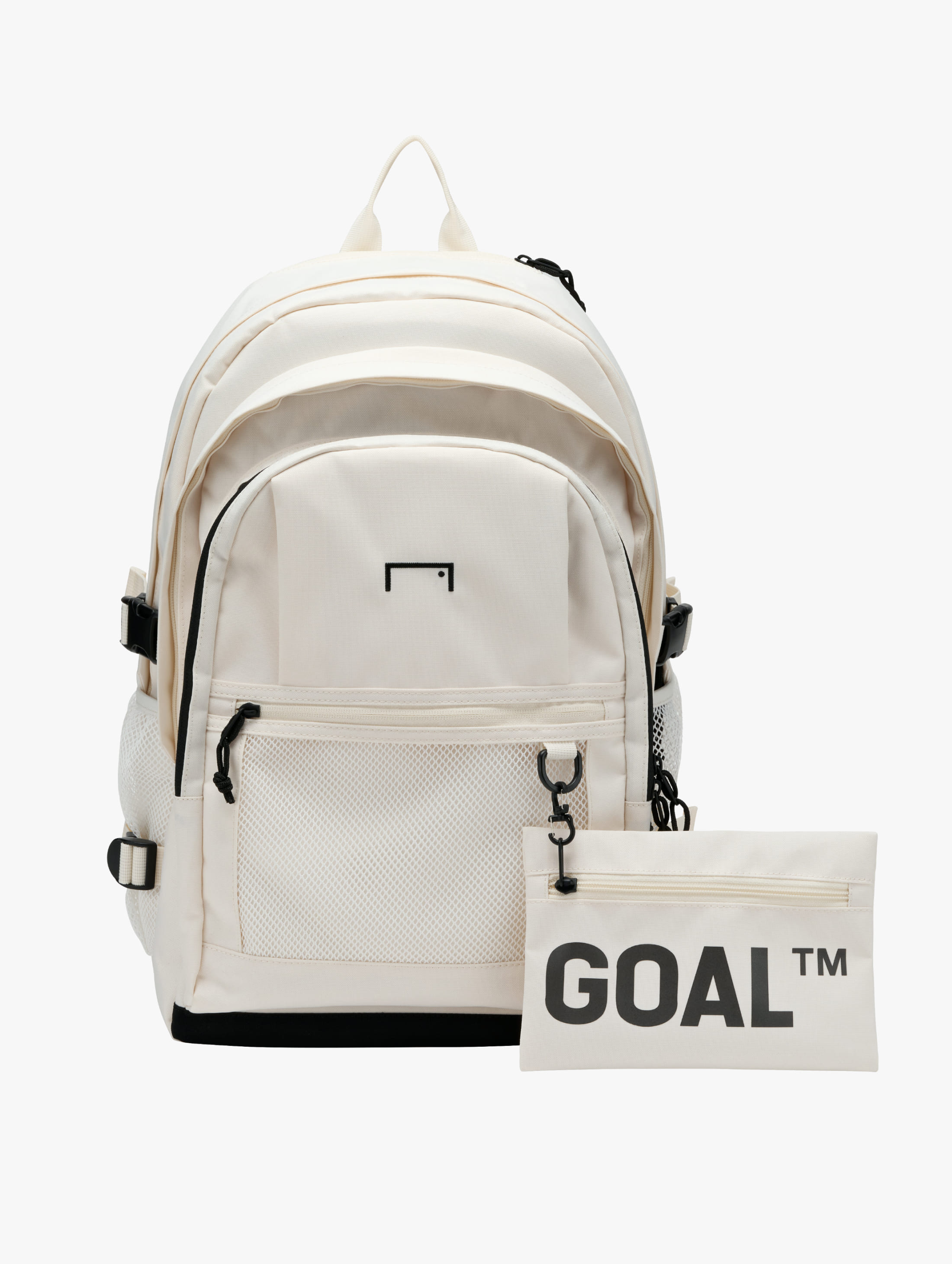 ESSENTIAL GOAL UTILITY BACKPACK-OFF WHITE - 상품 이미지