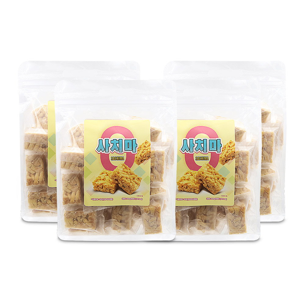 사치마 500g x 4개 대만식 전통 계란과자 : 까까무까