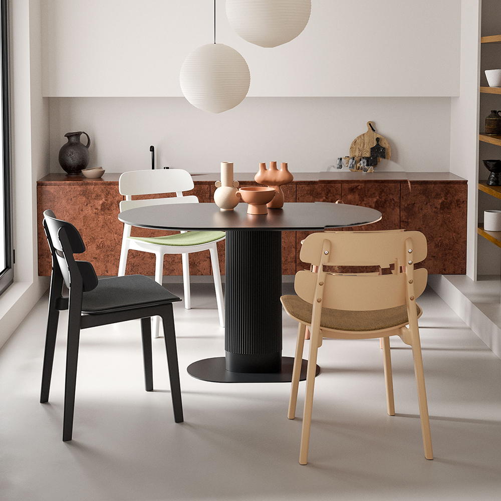 편한 식탁의자 디자인 고급 인테리어 테이블 듀얼리프