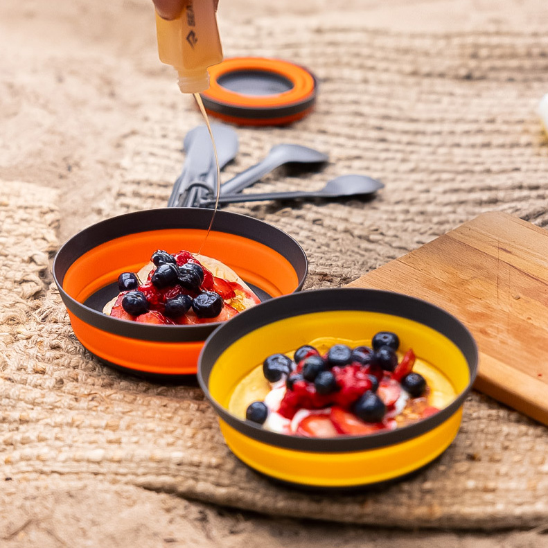 씨투써밋 프론티어 보울 MD 캠핑 접이식 그릇 접시 백패킹 경량 폴딩 실리콘