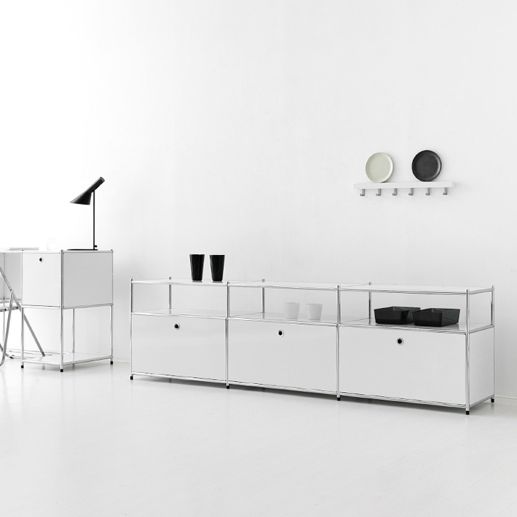 심플리 3x2 수납장 3문 BC143 2260mmx400mm658mm, 2단, 퓨어화이트 8011.4740 - 상세 이미지 3