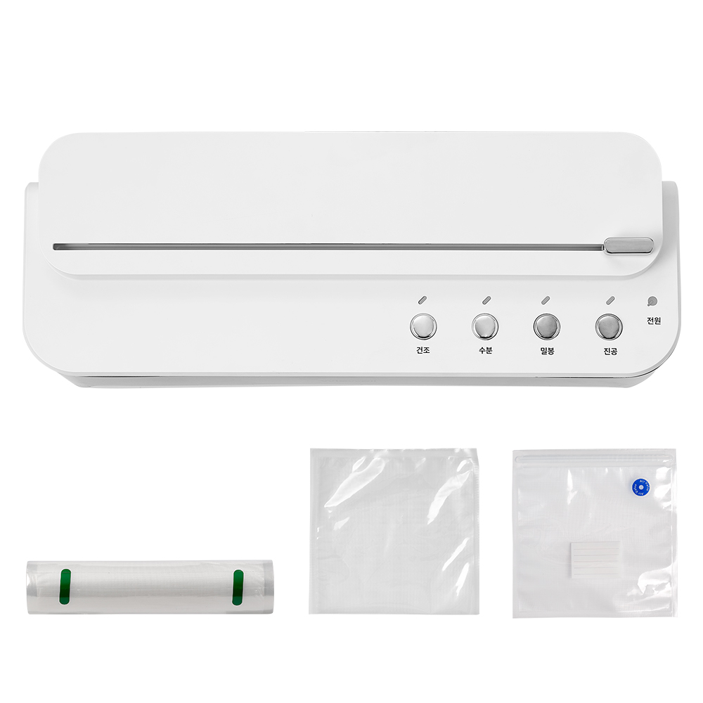 [욱셰프Pick] 위즈웰 가정용 진공포장기 버튼식 실링기 비닐 팩 고기 압축기 WH6030