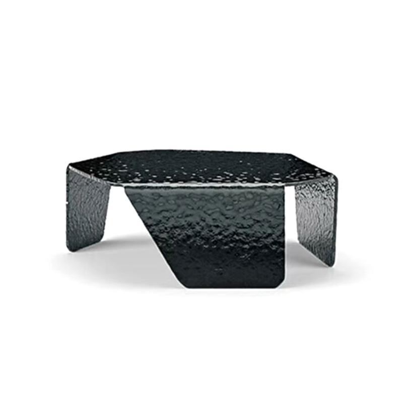 아쿠아 플로우 글래서 거실 커피 티테이블 M