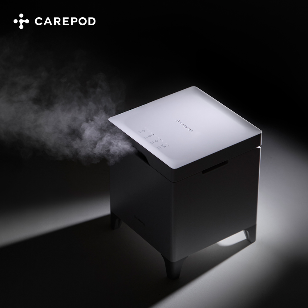 케어팟 저온 가열식 대용량 완벽살균 스텐 큐브 가습기 X50