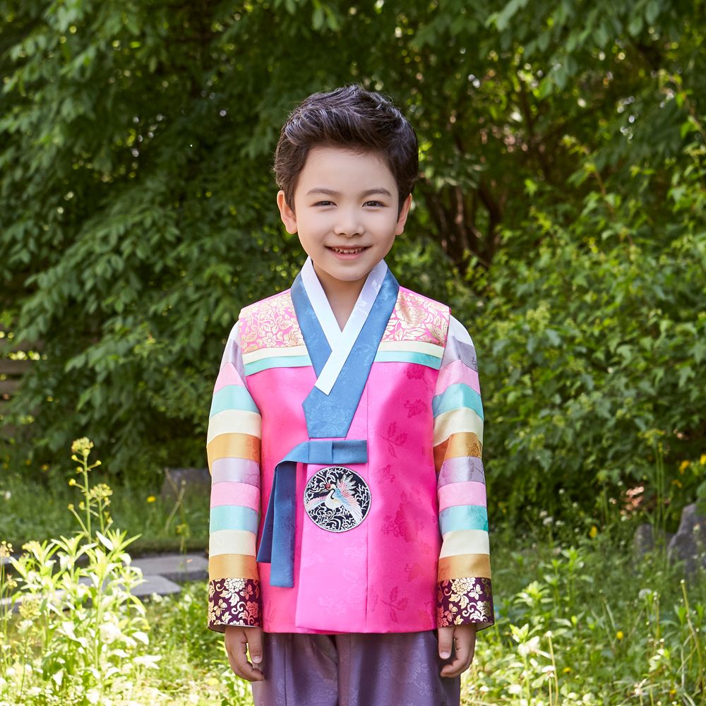 한예빔 HB5007 산호바로 남아한복 아동한복 : 한예빔