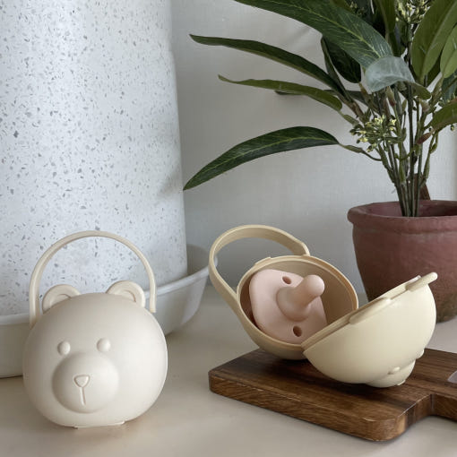 고리형 쪽쪽이 케이스 곰돌이 휴대용 유모차 보관함