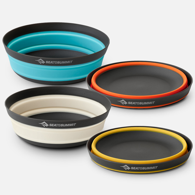 씨투써밋 프론티어 보울 MD 캠핑 접이식 그릇 접시 백패킹 경량 폴딩 실리콘