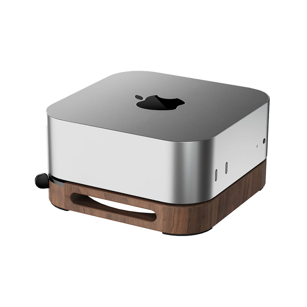 맥미니 우드 허브 케이스