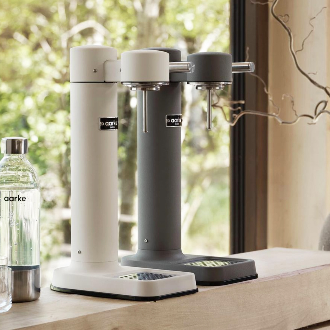 아르케 카보네이터3 스웨덴 탄산수 제조기 올스테인리스 매트그레이