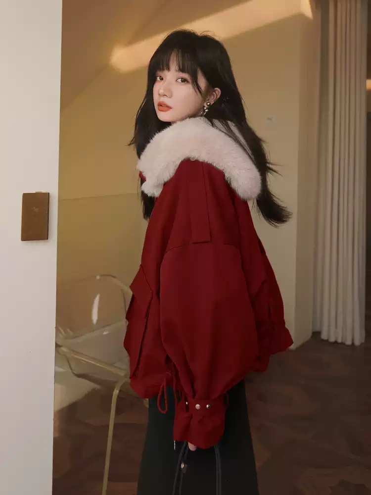 퍼카라 루즈핏 자켓 이미지 6