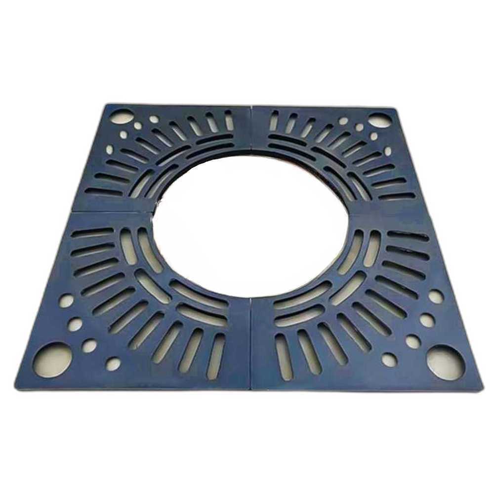 수목 보호판 철제 가로수 덮개 커버 매트 가드 인도 125x125cm - 상품 이미지