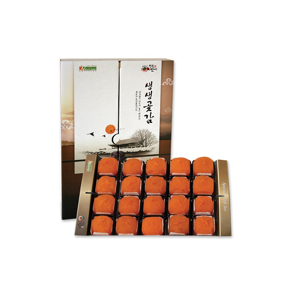 네이처팜 생생곶감 50g 20과 선물세트 반건시 - 메인 이미지
