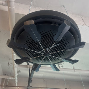 대한민국 제조 올트팬프로 블랙 천장형 에어컨바람막이 시스템 에어컨 바람개... 개봉기 | 실사용 후기 - 상품 이미지 2