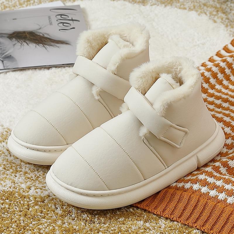 EVA 보온 패딩신발 Solid Slippers 겨울 실내외 슬립온 하우스슈즈 - 상세 이미지 3