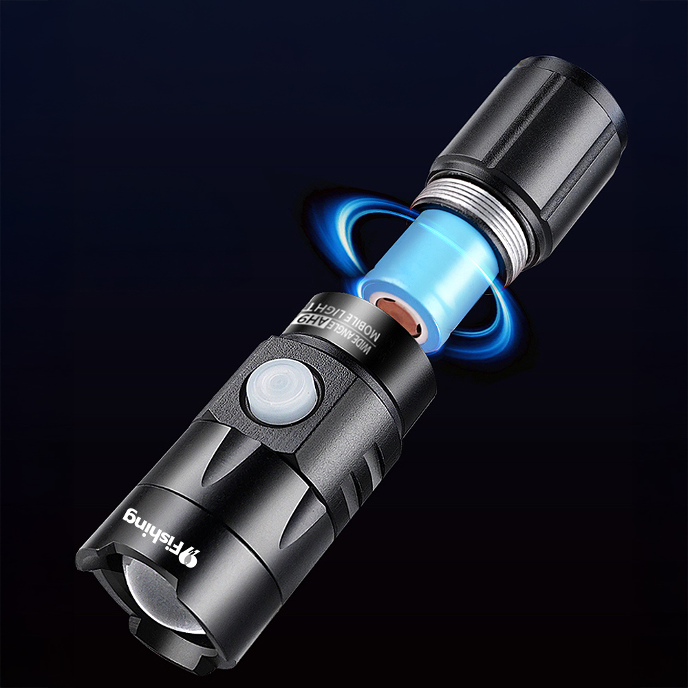 초고광도 랜턴 충전식 USB 다기능 led 손전등 휴대용 후레쉬 써치라이트