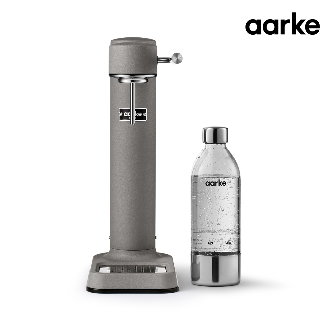 아르케 카보네이터3 스웨덴 탄산수 제조기 올스테인리스 매트그레이