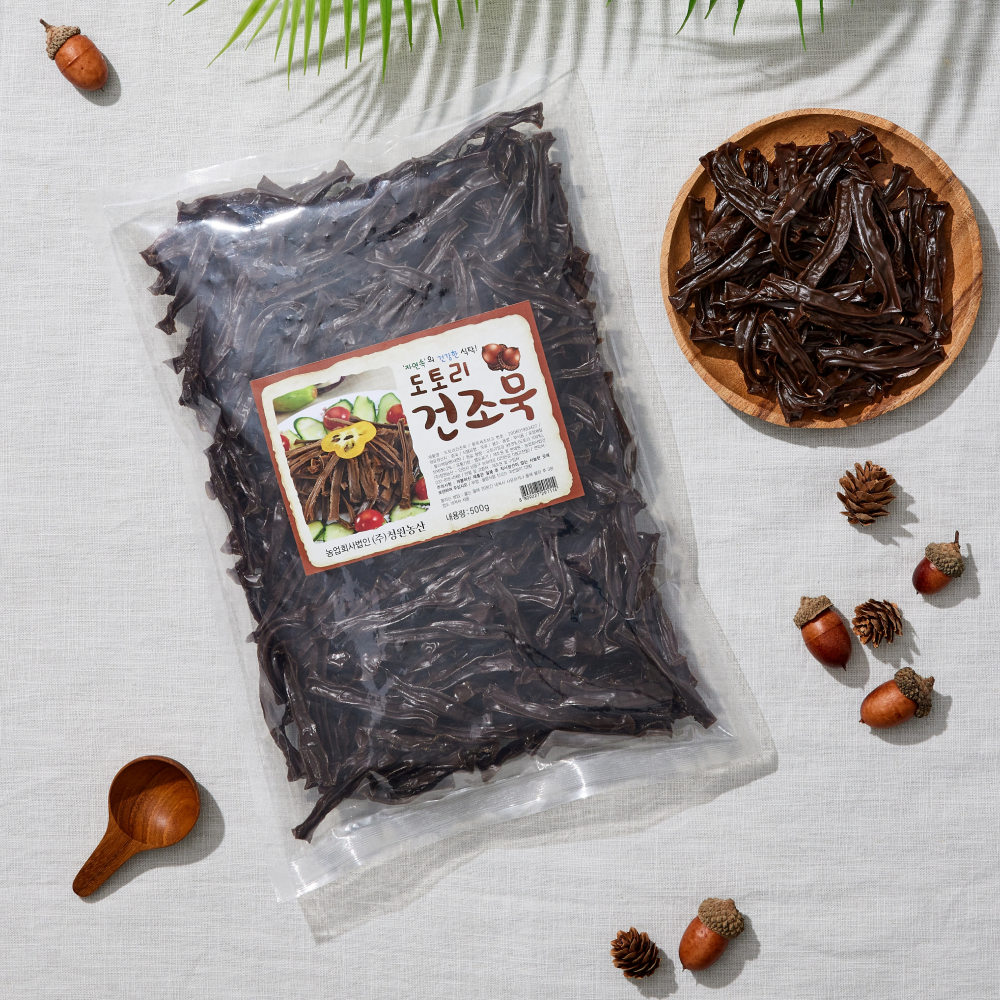 도토리묵 말랭이 묵말랭이 건조묵 500g - 상세 이미지 2