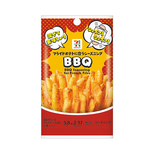 일본 세븐일레븐 감자튀김에 어울리는 시즈닝 BBQ맛 / 세븐 프리미엄 일본 편의점 - 메인 이미지