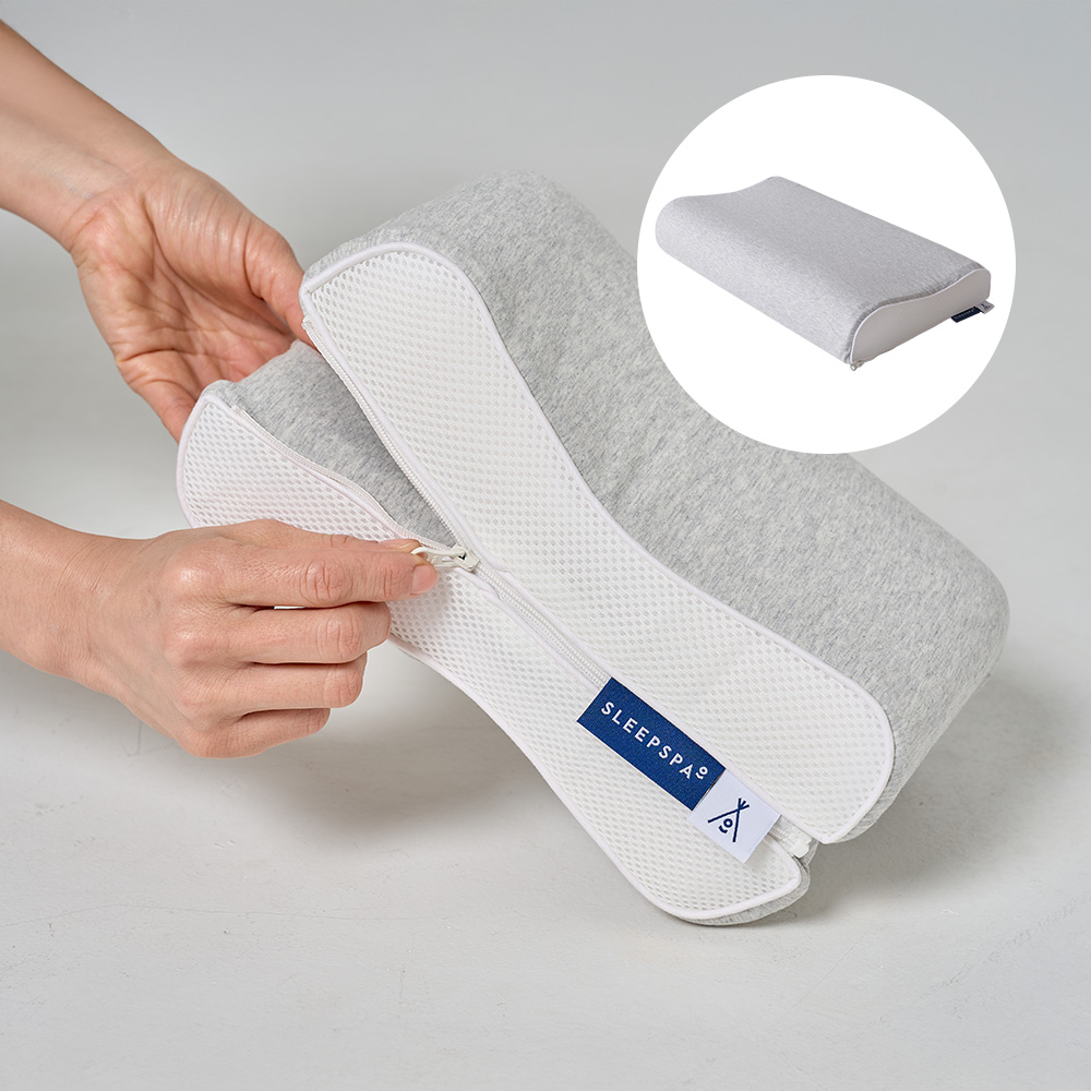 슬립스파 폴더 캠핑베개 휴대용 베개 백패킹 여행용 차박베개