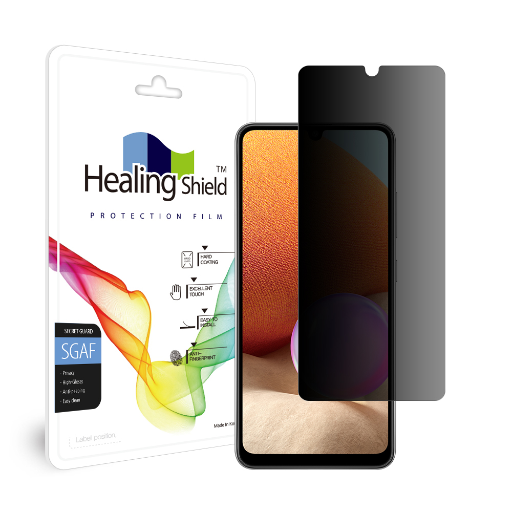 갤럭시시리즈 프라이버시 사생활 보호필름 액정 갤럭시A32 LTE, 1매입
