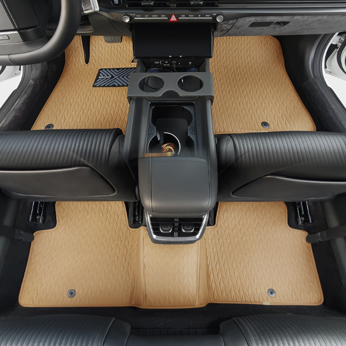 카프트 리노 가죽 자동차 매트 바닥 카 발 전차종 1열 이미지 3