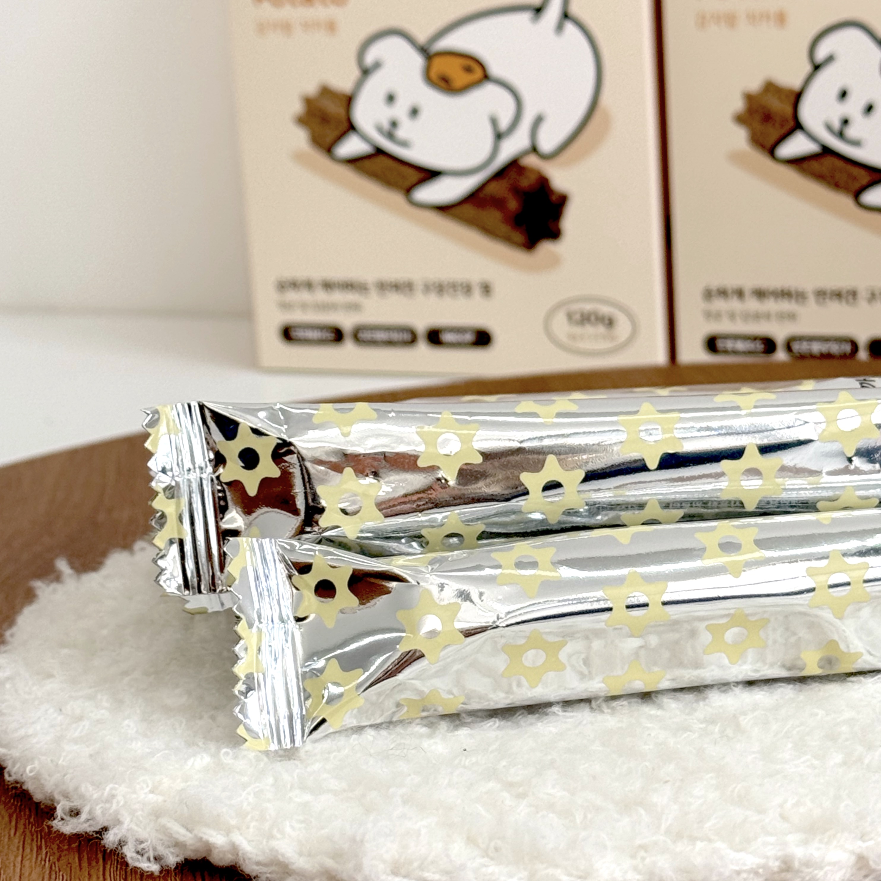 프로폴리스 강아지 구강 덴탈껌 치석제거 무보존료 비건 감자밭 치카롤 감자, 120g, 1개