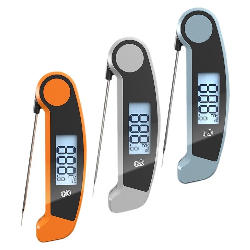 LCD 디지털 고기온도계 ABS 스테이크온도계 BBQ 고기 레스토랑 음식온도계