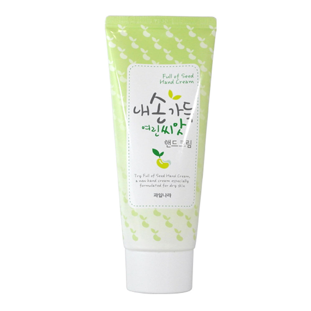 과일나라 내손가득 여린씨앗 핸드크림 100g : 야긴앤보아스