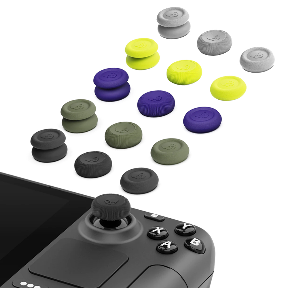 스팀덱 ROG Ally 스틱커버 스컬앤코 썸그립