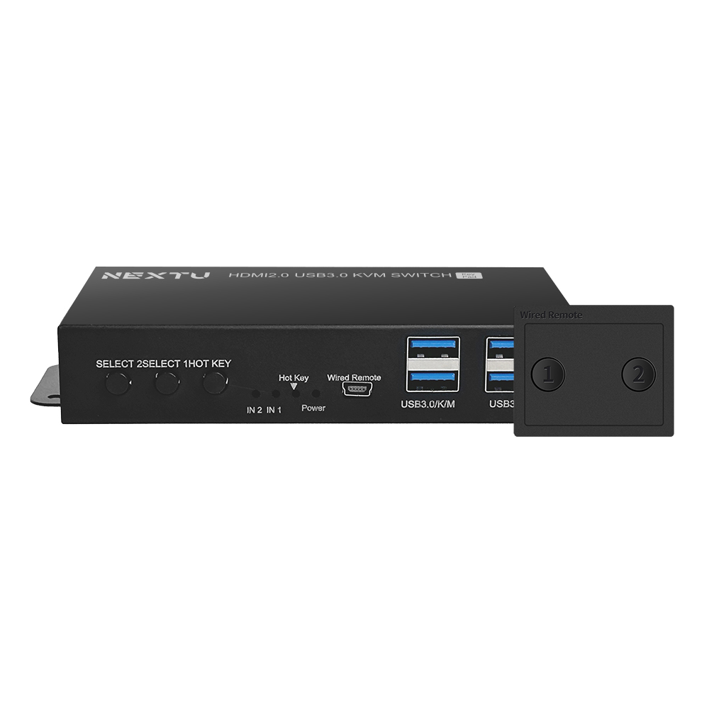 4K60 UHD 2포트 KVM 스위치 7012KVM-KP - 상품 이미지