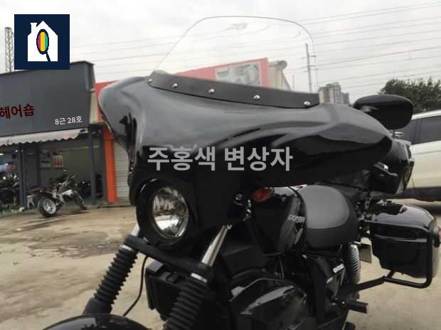기타오토바이부품 윈드스크린 아퀼라 바람막이 거치대 - 상품 이미지