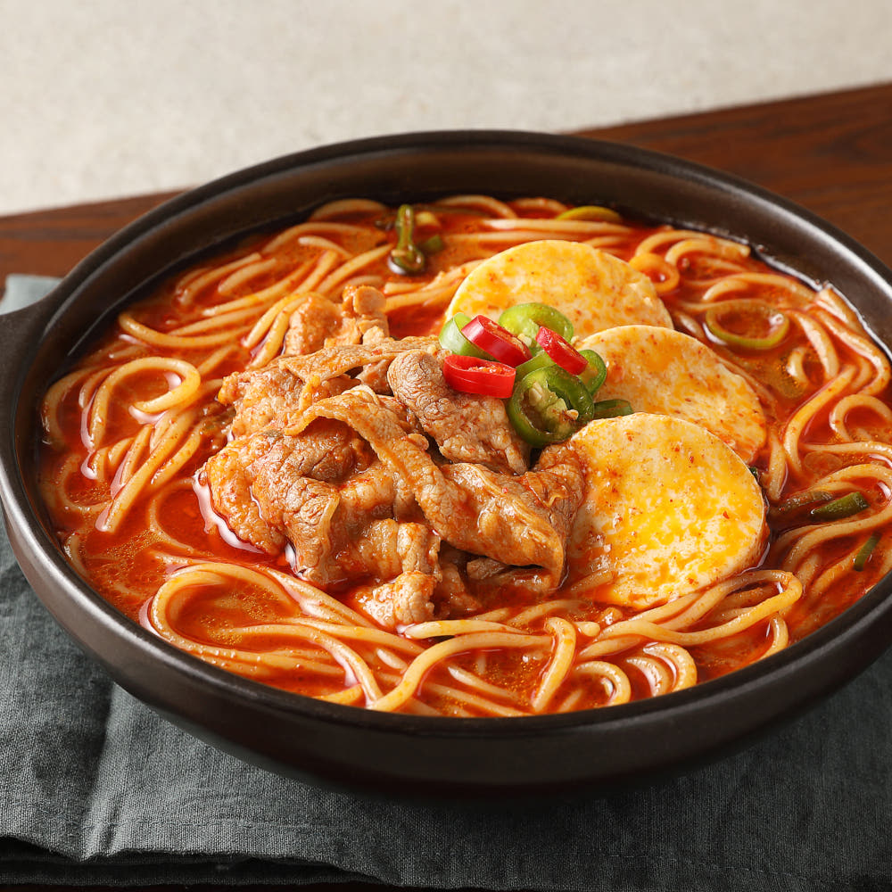 푸딩프렙 우삼겹 쫄면 순두부용 키트 450g x 2개 밀키트 간편조리세트 이미지 6