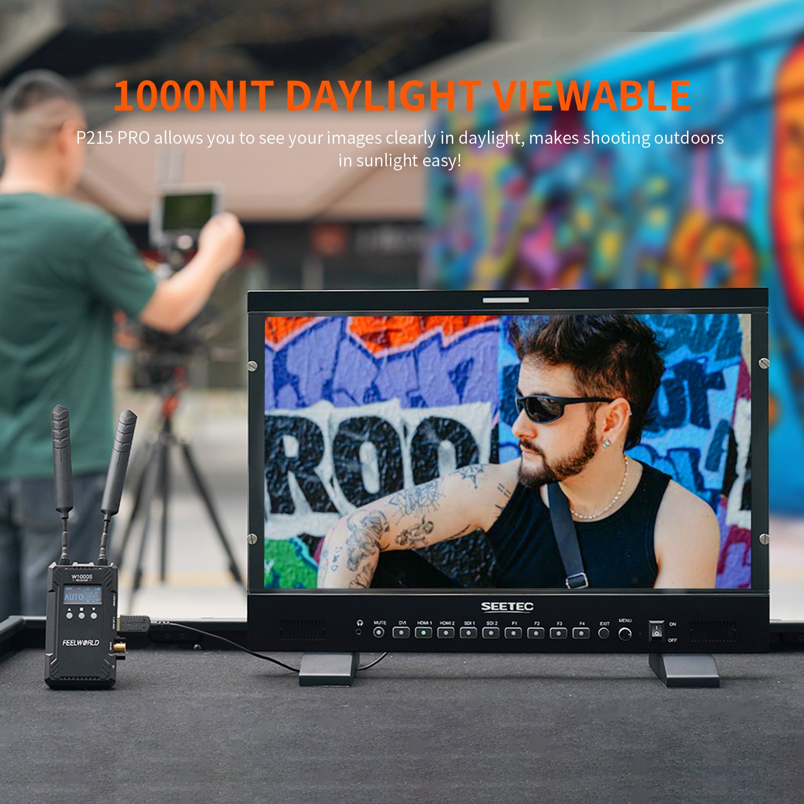 SEETEC P215 PRO 21.5인치 1000nit 디렉터 모니터 LUT SDI - 상세 이미지 2