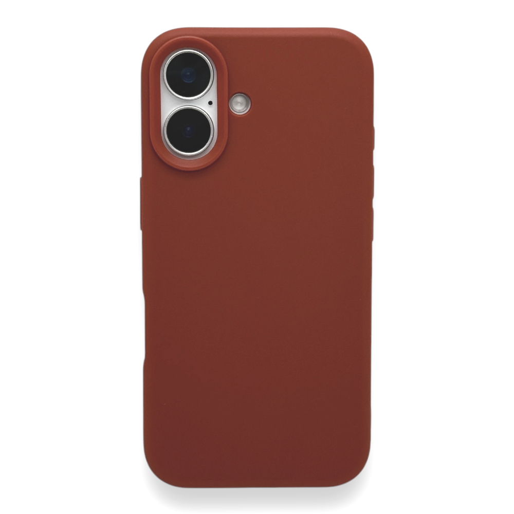 마카롱 소프트 케이스 브릭레드, 아이폰16 - 상품 이미지