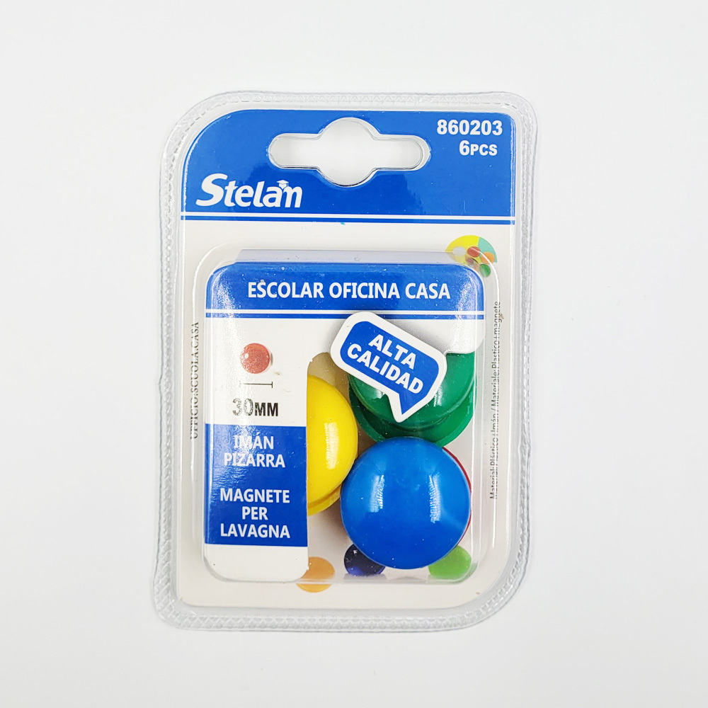 스텔란 컬러자석 중형(6PCS) G - 상품 이미지