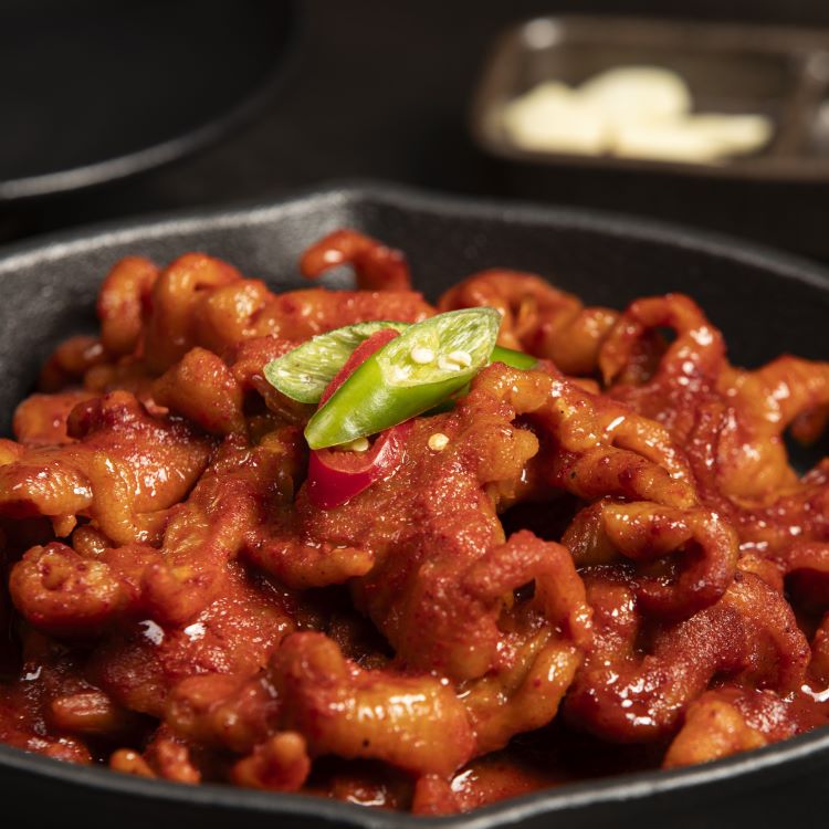 봉이닭짱 국내산 오돌뼈 300g 매콤 오도독뼈 양념 무뼈달발 캠핑음식 밀키트 야식 이미지 6