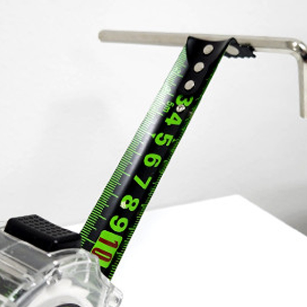 솔리드 5m 형광 휴대용 줄자 자석 오토락 이미지 3