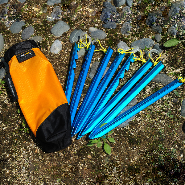 씨투써밋 그라운드 컨트롤 텐트 팩 8p 1set 캠핑 백패킹 타프 펙 쉘터 단조 18cm