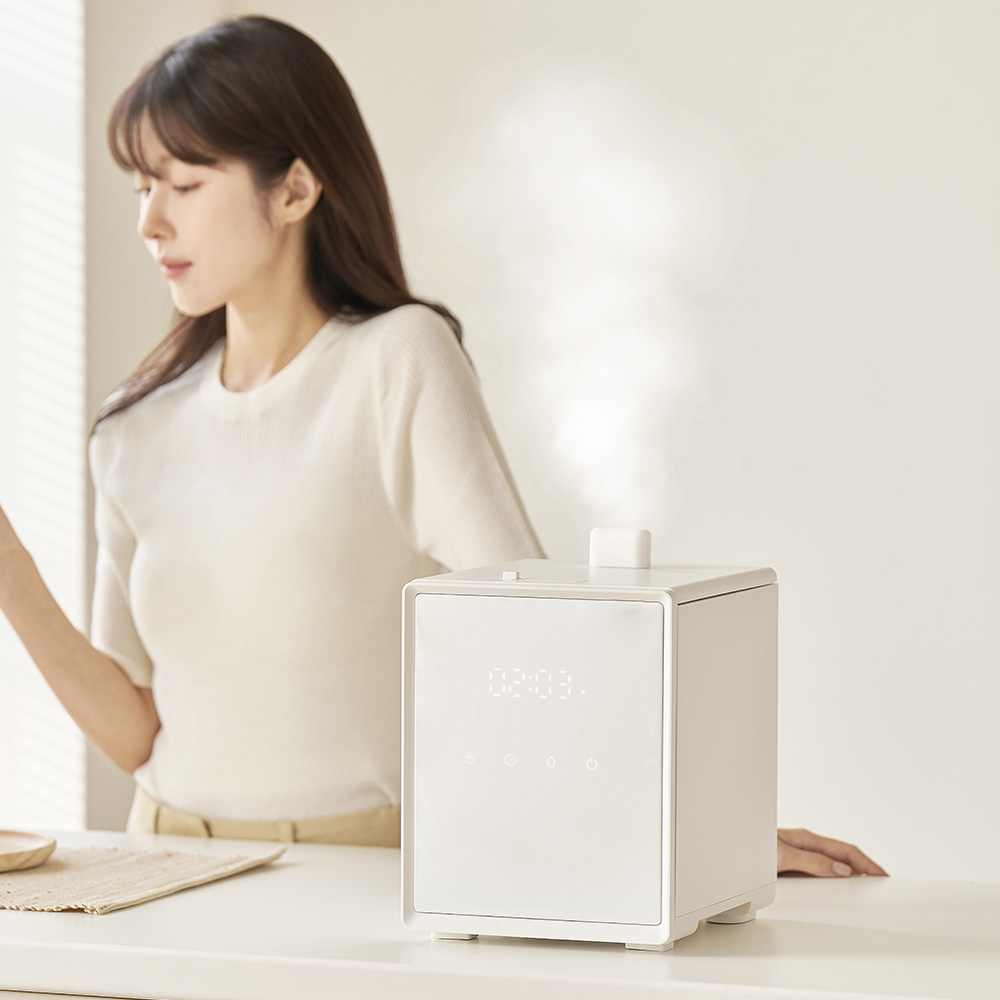 다룸 퓨어 가열식 가습기 3L 대용량 올 스텐 신생아 아기 미니 통세척 가습기